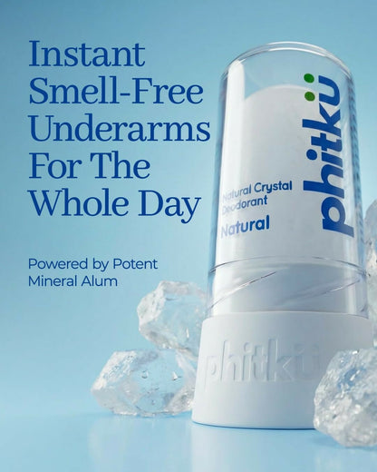 Phitku Crystal Roll On Deo Alum Deodorant