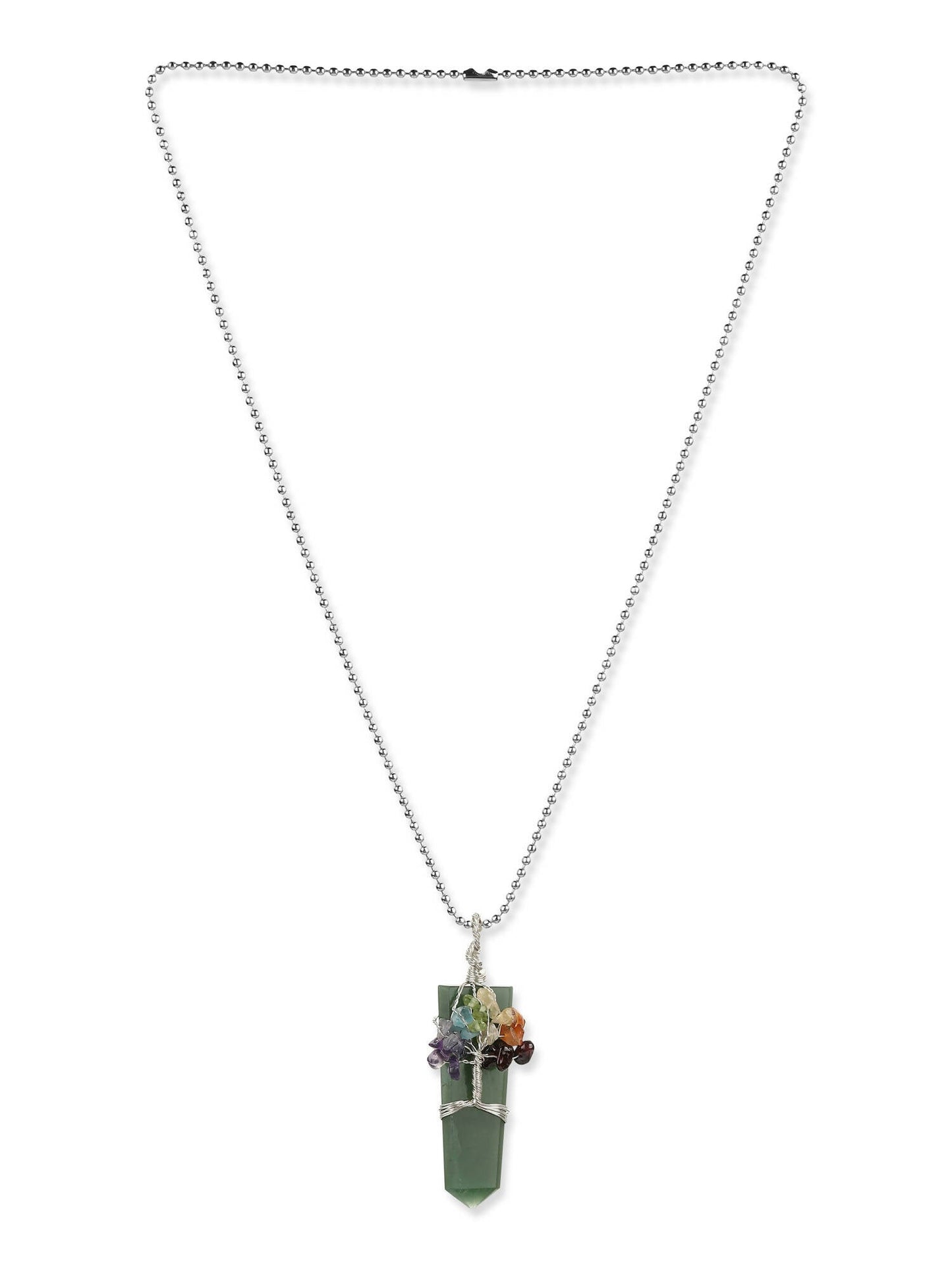 Women's Silver-Plated Necklace - Ruby Raang