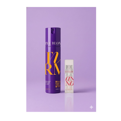 Antinorm Bye Bye Blow Dry Hair Serum and Fuller Without Filler Lip Balm Combo