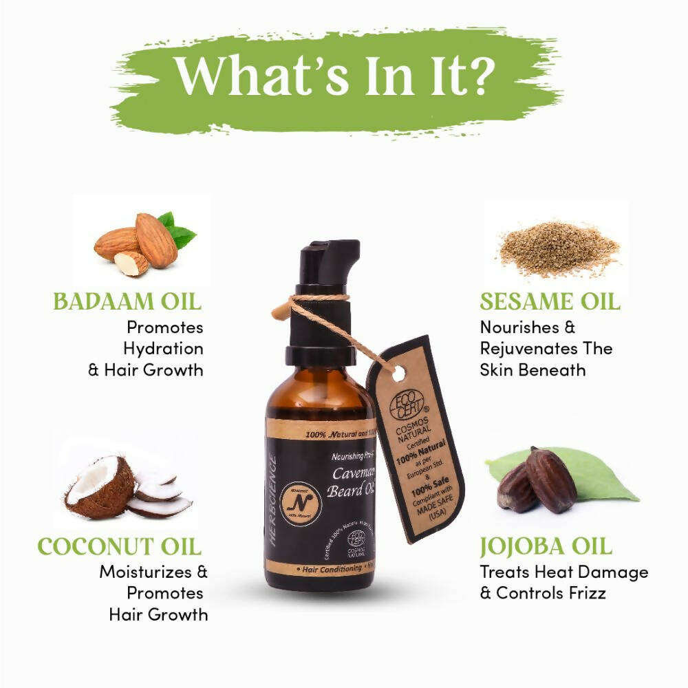 Herbcience Nourishing Pro-V Caveman Beard Oil