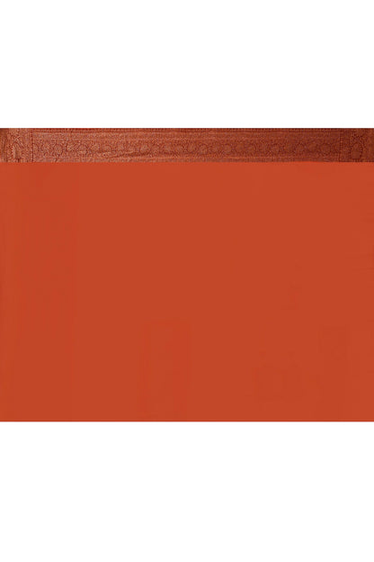 Joban Fashion Amber Crepe Chiffon Pure Handloom Banarasi Silk Saree