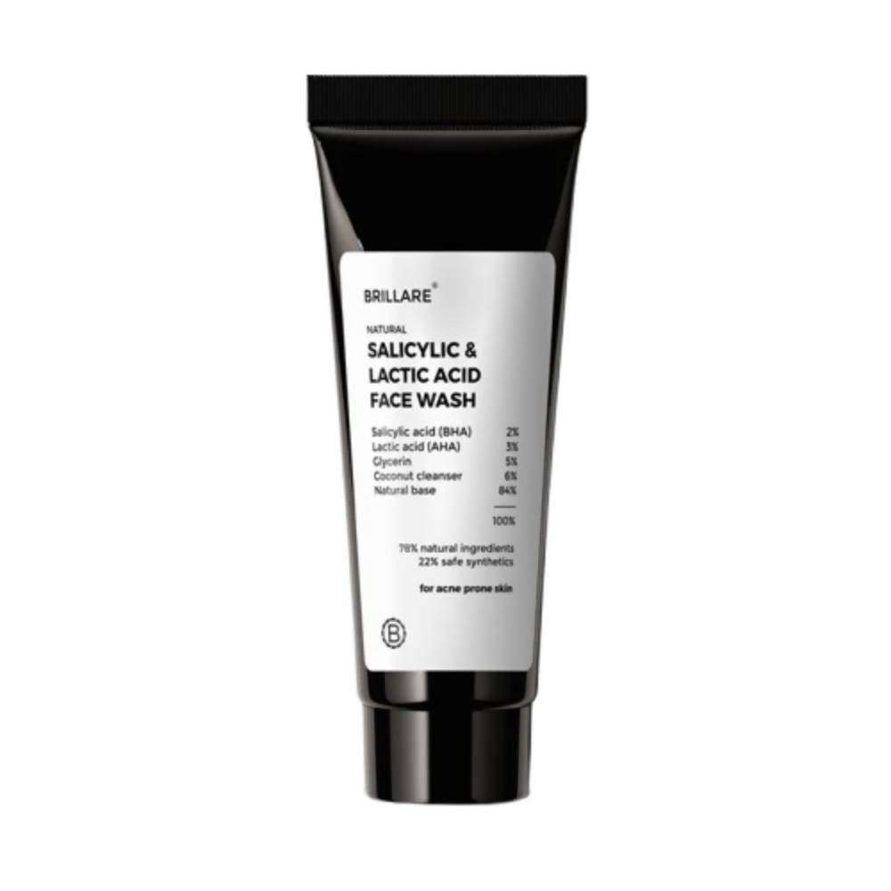 Brillare Mini Salicylic and Lactic Acid Face Wash