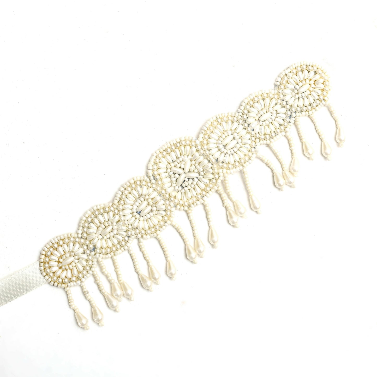 Mominos Fashion Johar Kamal Handicraft Pearls Necklace with Earrings For Women