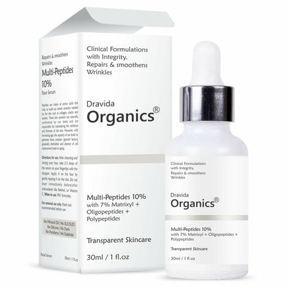 Dravida Organics Multi Peptide Anti Aging Night Serum