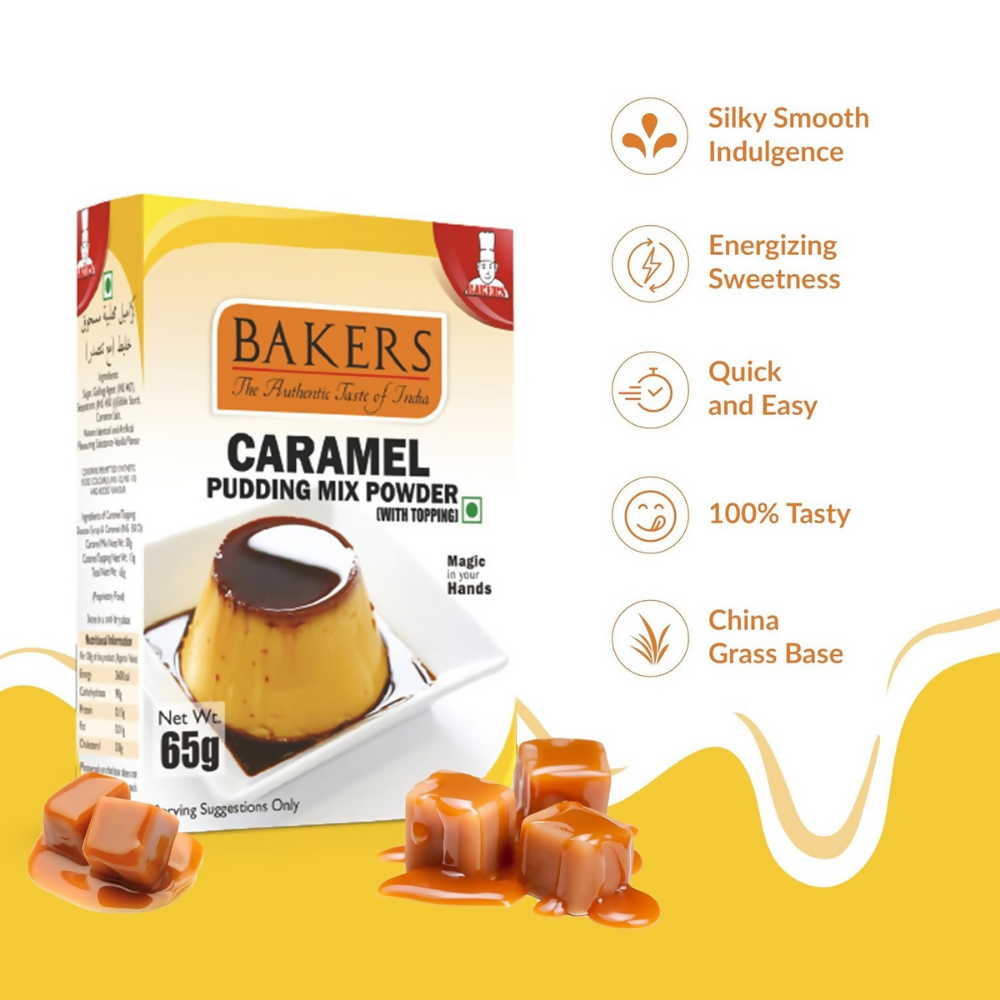 BAKERS Instant Pudding Mix - Caramel Flavor