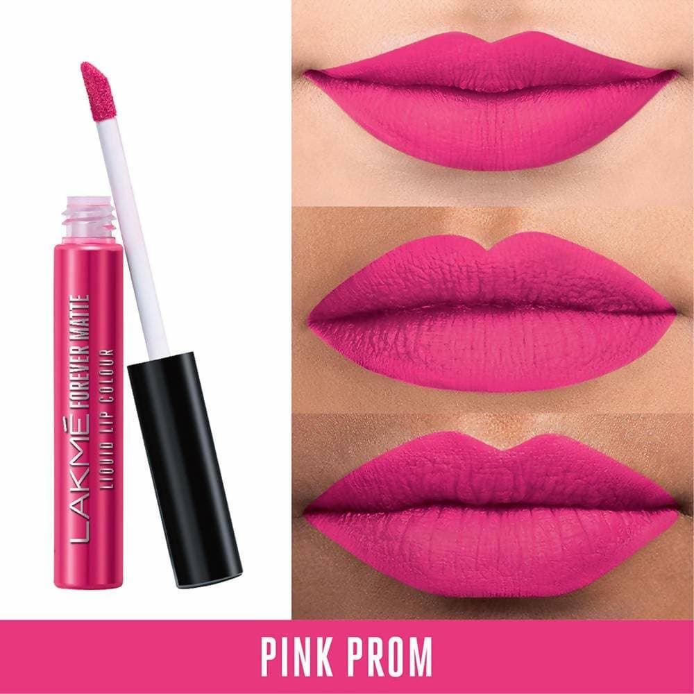 Lakme Forever Matte Liquid Lip Colour Pink Prom - 5.6 ml
