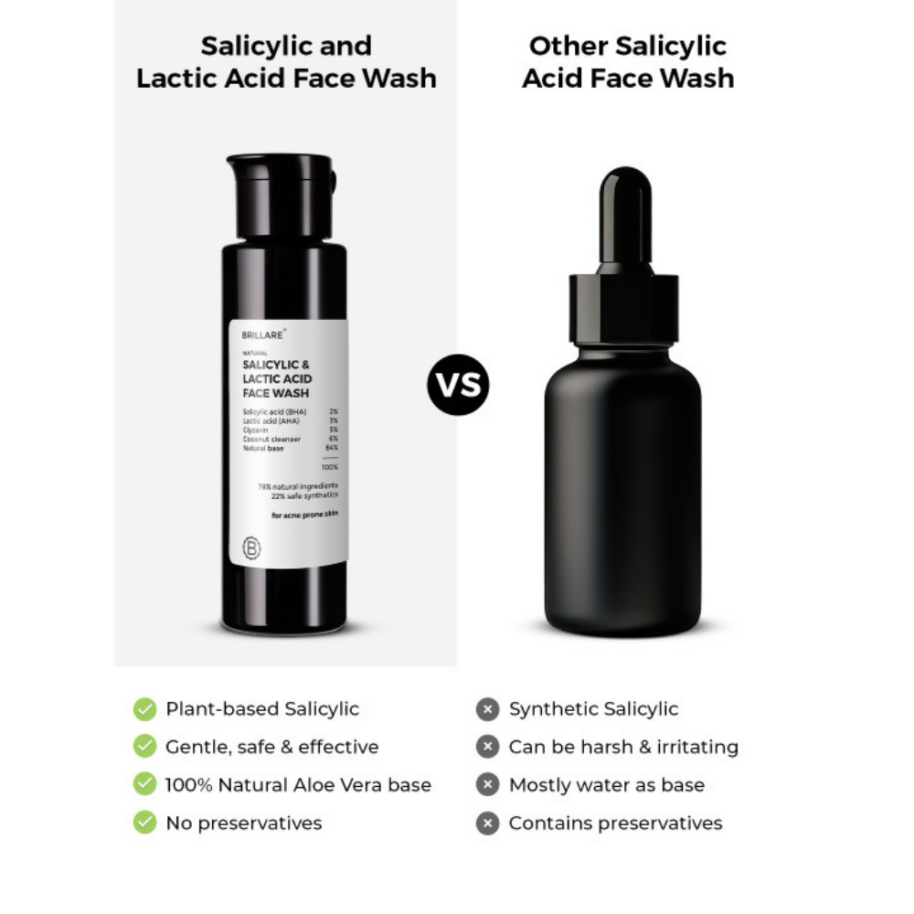 Brillare Oil Control & Acne Care Deep Cleansing 2% Salicylic Acid Face Wash