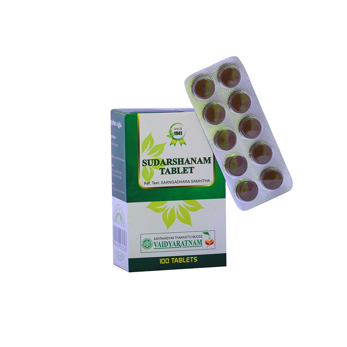 Vaidyaratnam Sudarshanam Gulika Tablets - 100 tabs
