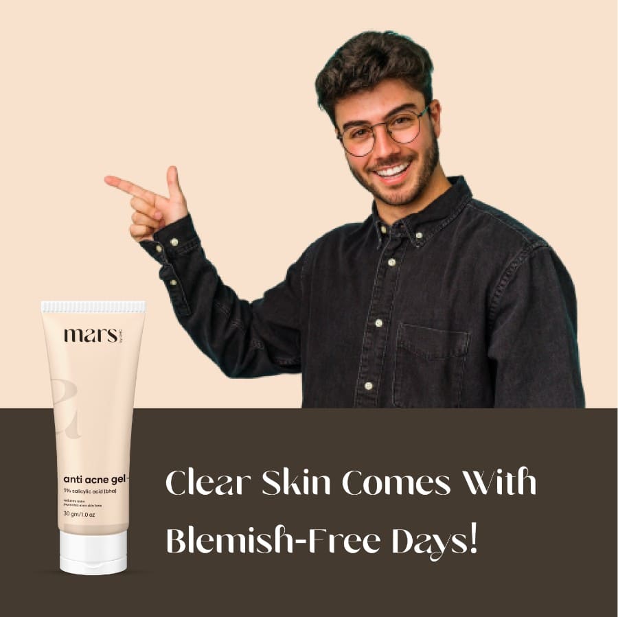 Mars by GHC Best Anti Acne Gel for Men - 30 ml
