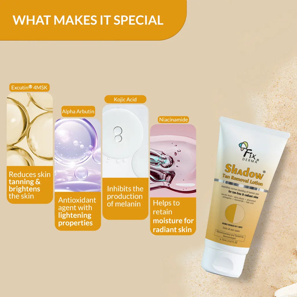 Fixderma Shadow Tan Removal Lotion - 75 ml