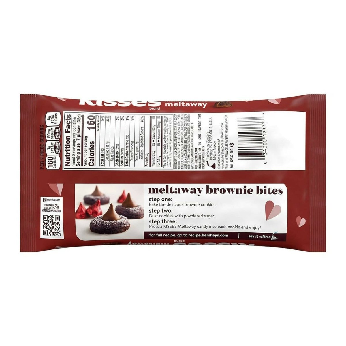 Ajfan Hershey's Roses Meltaway Kisses Milk Chocolate