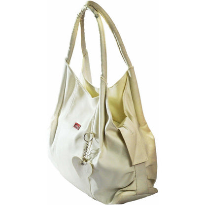 Half White Hand-Held Bag 