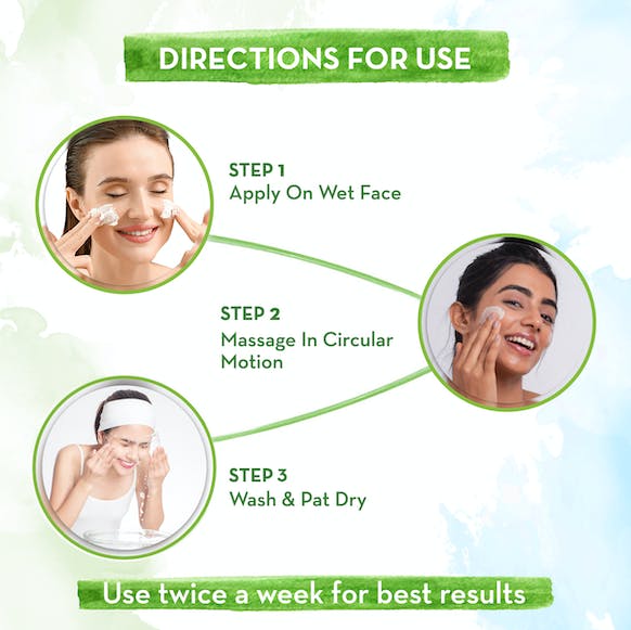 Mamaearth Tea Tree Face Scrub For Skin Purification - 100 gms
