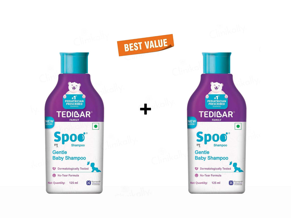 Torrent Pharma Baby Spoo Shampoo - 125ml - Pack of 2