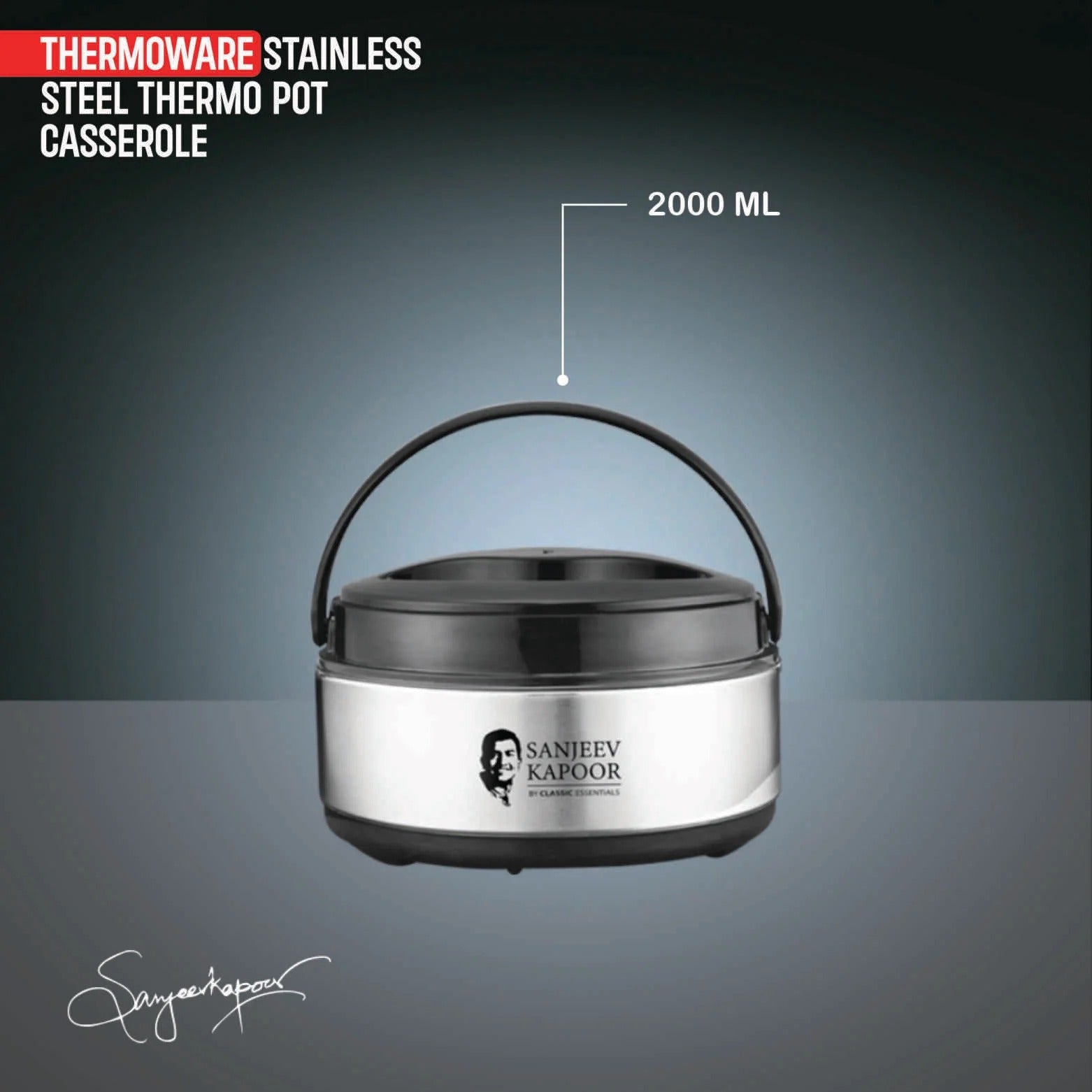Sanjeev Kapoor by Classic Essentials THERMOpot Casserole