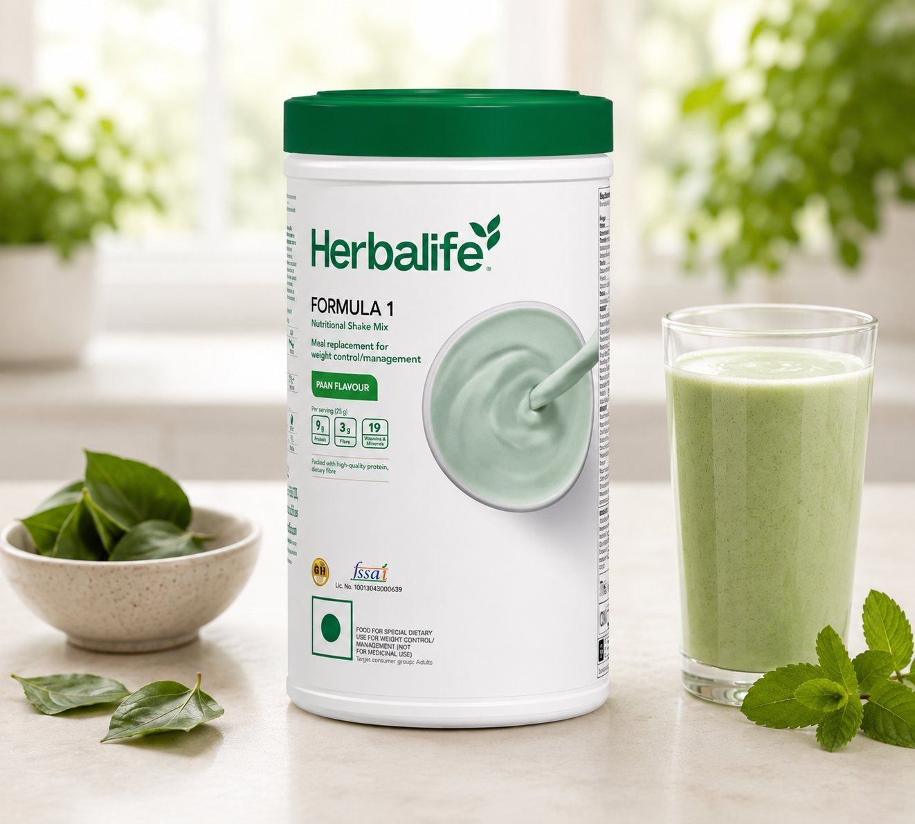 Herbalife Formula 1 - Nutritional Shake Mix - Paan Flavour