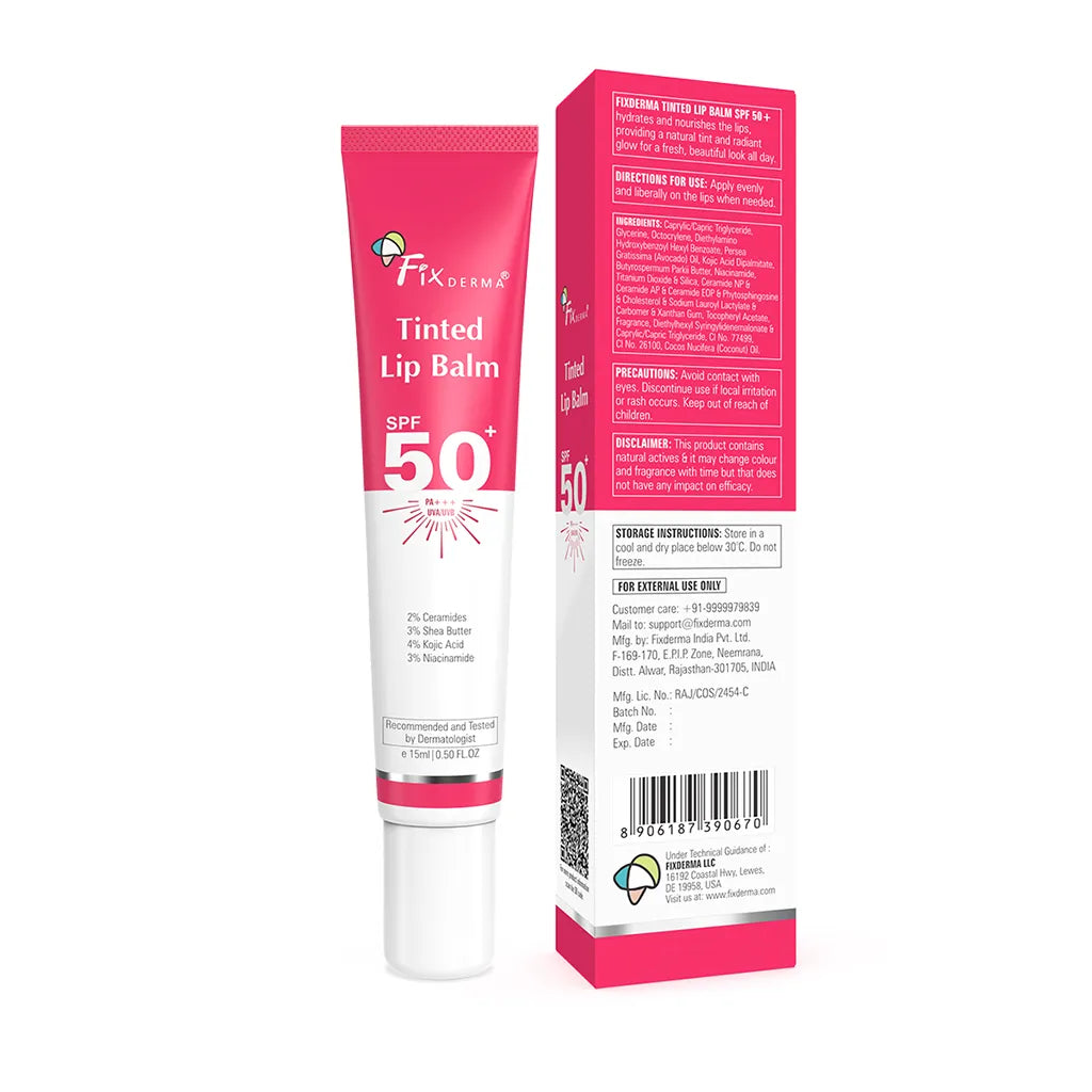 Fixderma Tinted Lip Balm SPF 50+ - 15 ml