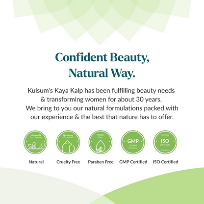 Kulsum's Kaya Kalp Kakadu Plum Face Wash Daily Face Care For Deep Cleanses,Refreshes & Brightens With Vitamin C