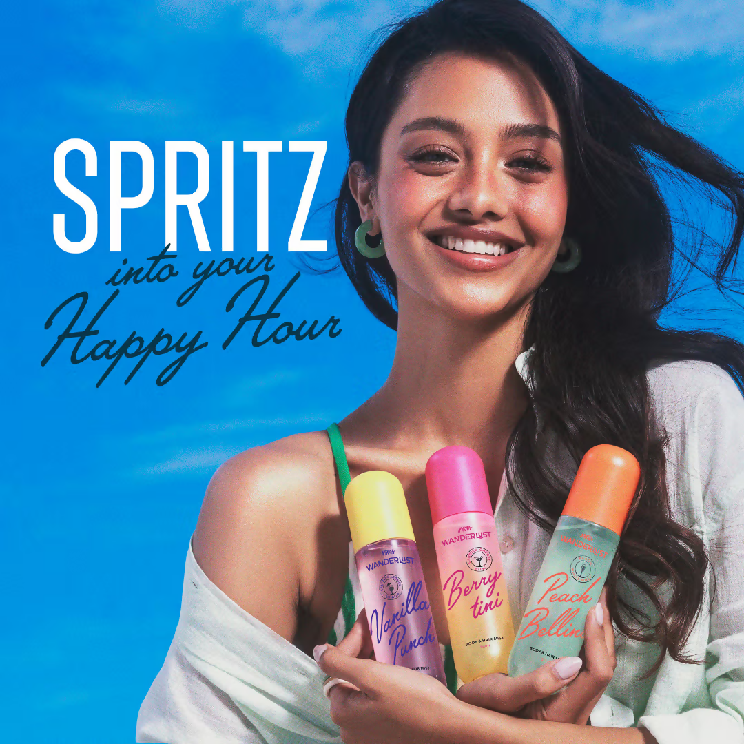 Wanderlust Vanilla Punch Perfume Body & Hair Mist with Salted Caramel