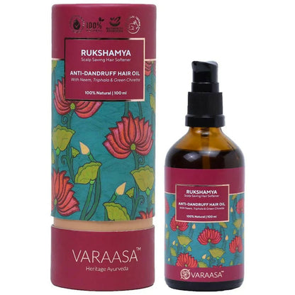 Varaasa Anti Dandruff Oil - Scalp Saving Hair Softener