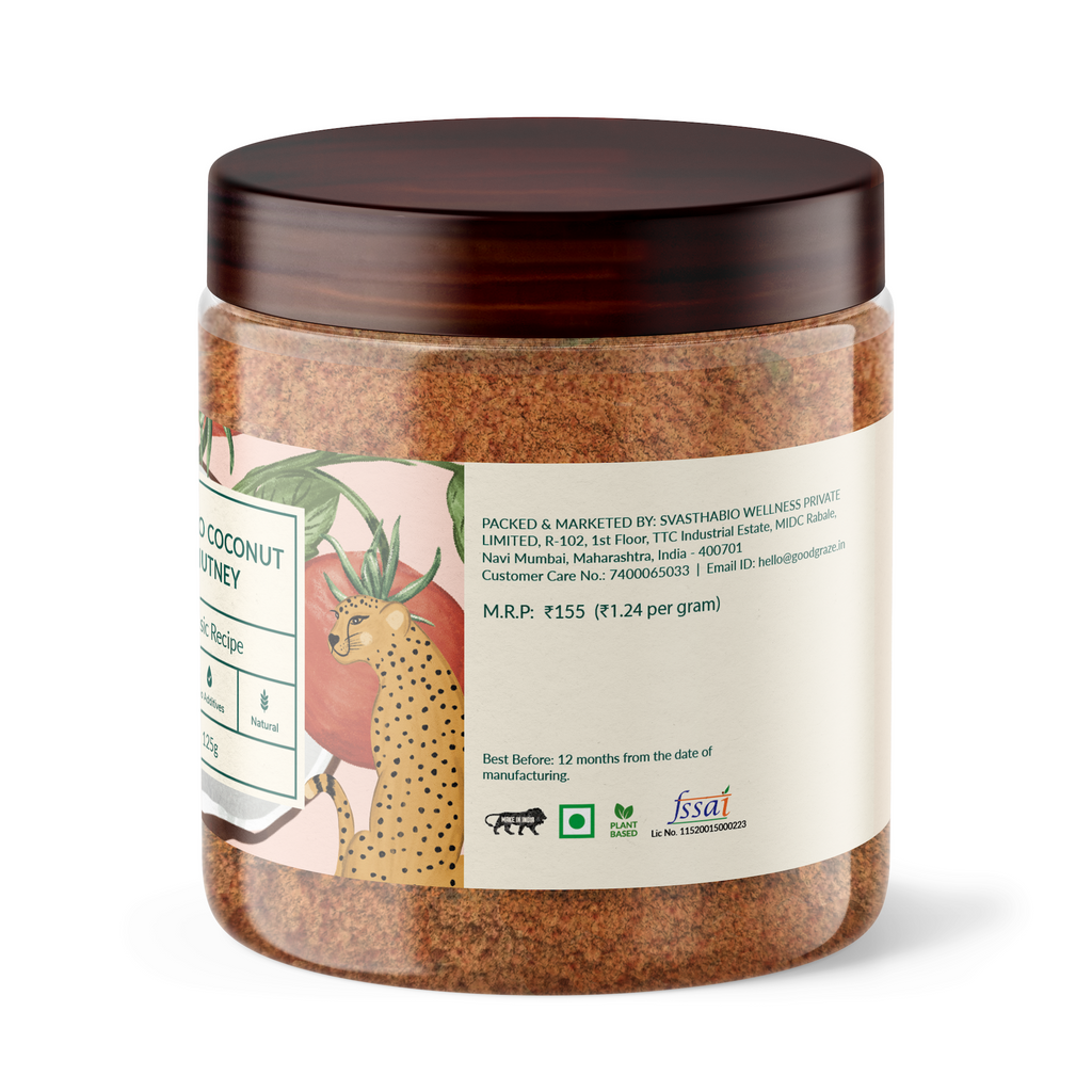 Good Graze Tomato Coconut Chutney Powder - 125gms