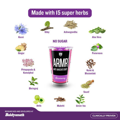 ARMR Anti Hangover Shot Blackberry