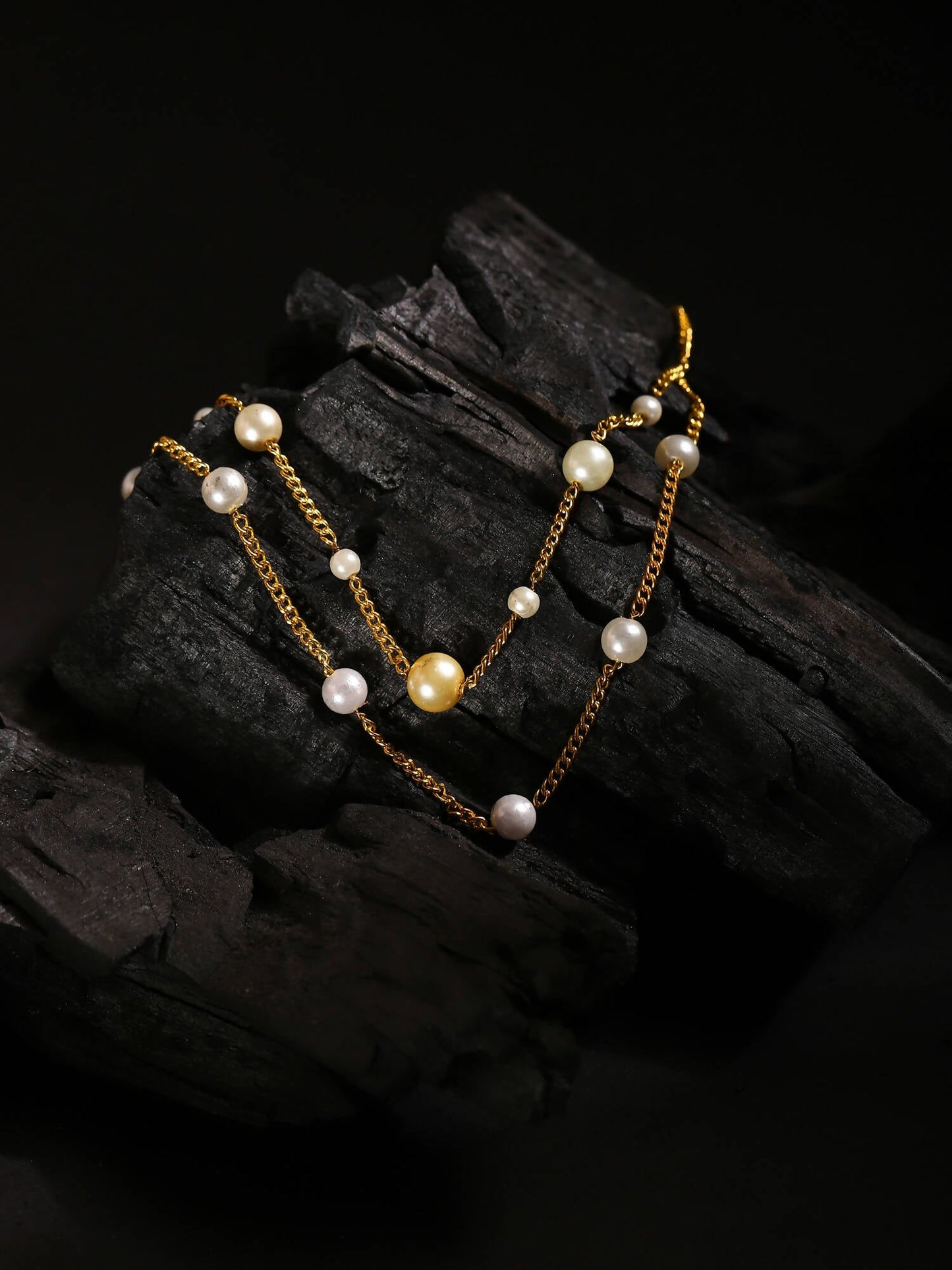 Women's Gold-Polished Chain - Ruby Raang