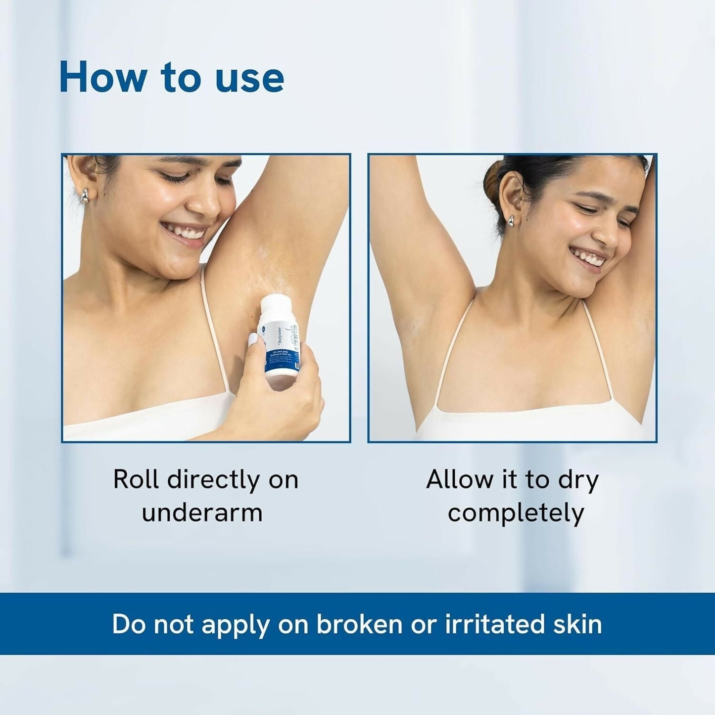 BeBodywise 4% AHA BHA Underarm Roll On (Oudh Fragrance)