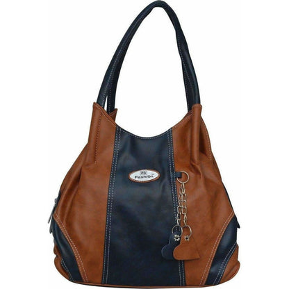 FD Fashion Shoulder Bag  (Tan, Blue)
