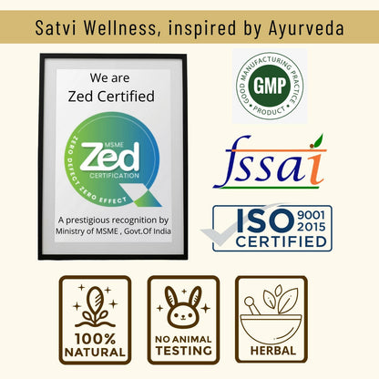 Satvi Wellness Thriphala Drink - Triphala with Cinnamon and Dry Ginger | Herbal Tea