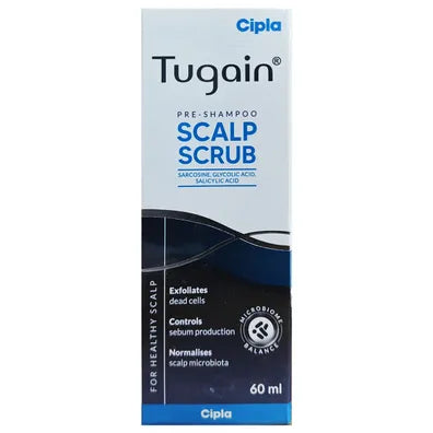 Cipla Tugain Scalp Scrub Pre-Shampoo - 60 ml
