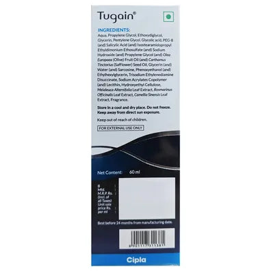 Cipla Tugain Scalp Scrub Pre-Shampoo - 60 ml