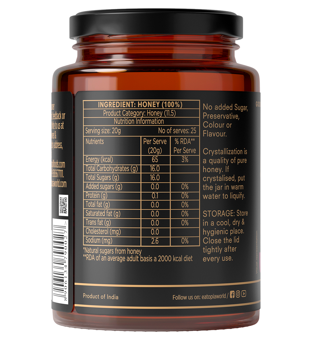 Eatopia Tulsi Flower Honey