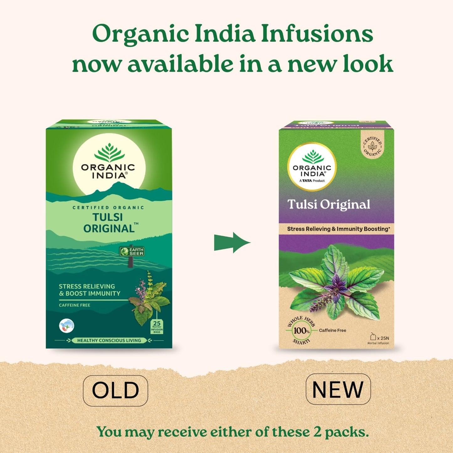 Organic India Tulsi Original 25 Tea Bags
