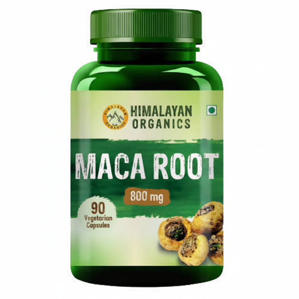 Himalayan Organics Maca Root 800 mg Capsules - 90 Caps