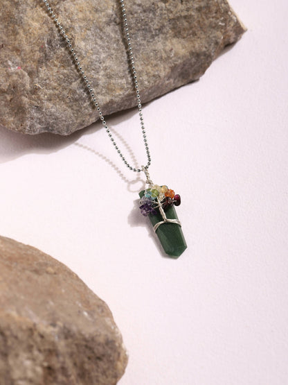 Women's Silver-Plated Necklace - Ruby Raang