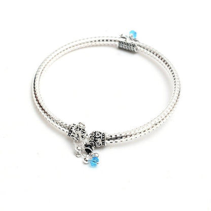 Mominos Fashion Kamal Johar Oxidised Silver Kadiyam Style Anklets