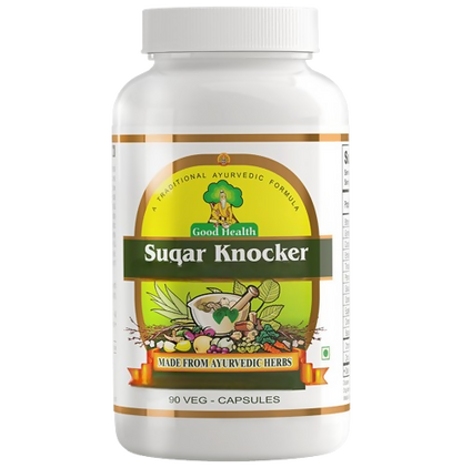 Sushrut Ayurved Good Health Sugar Knocker Veg Capsules