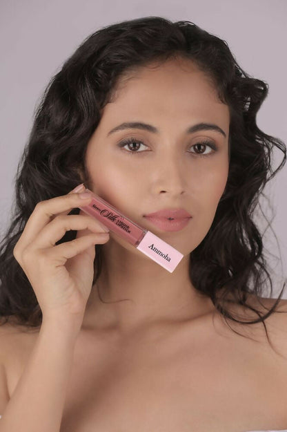 Ammoha Cosmetics Long-Lasting, Matte-Finished Almond Cream Color Liquid Lipstick