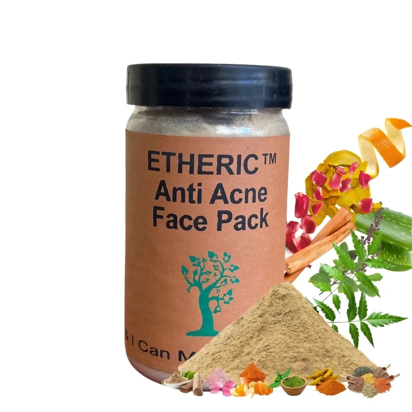 Etheric Anti Acne Face Pack – Natural Herbal Skin Clarifying Treatment