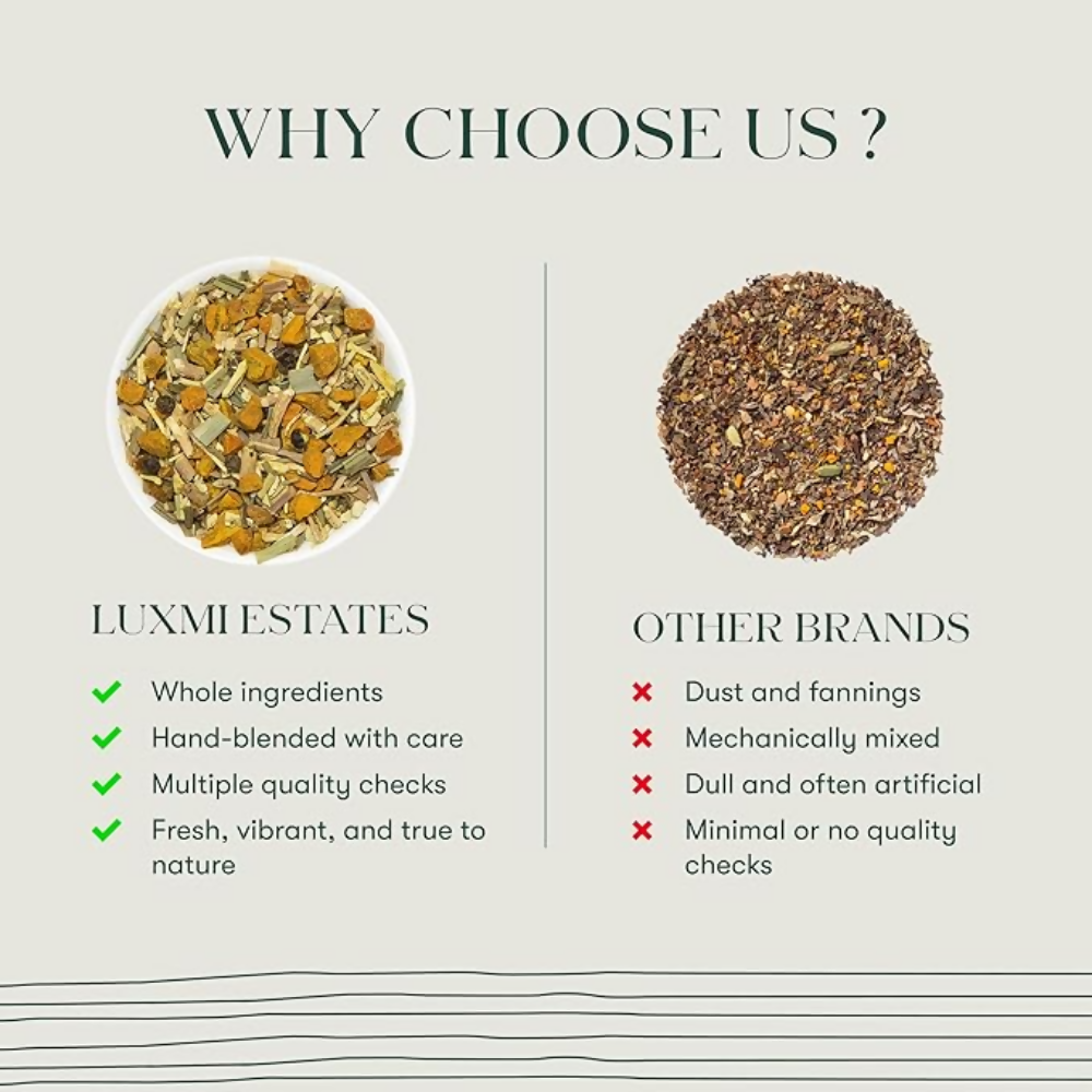 Luxmi Estates Astounding Ashwagandha – Certified Organic Herbal Infusion