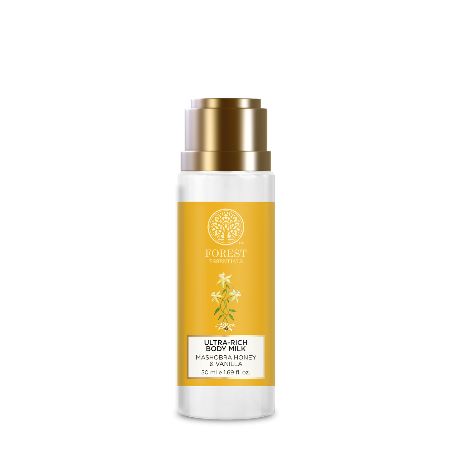 Forest Essentials Ultra Rich Body Milk Mashobra Honey & Vanilla Body Lotion