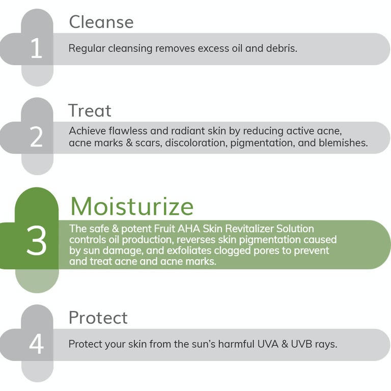 The Derma Co Fruit AHA Skin Revitalizer Face Cream For Acne & Pimple Marks - 50 gms