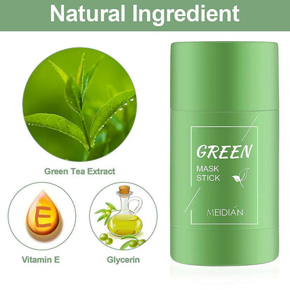 Favon Green Tea Face Mask Cleansing Stick for Anti Acne