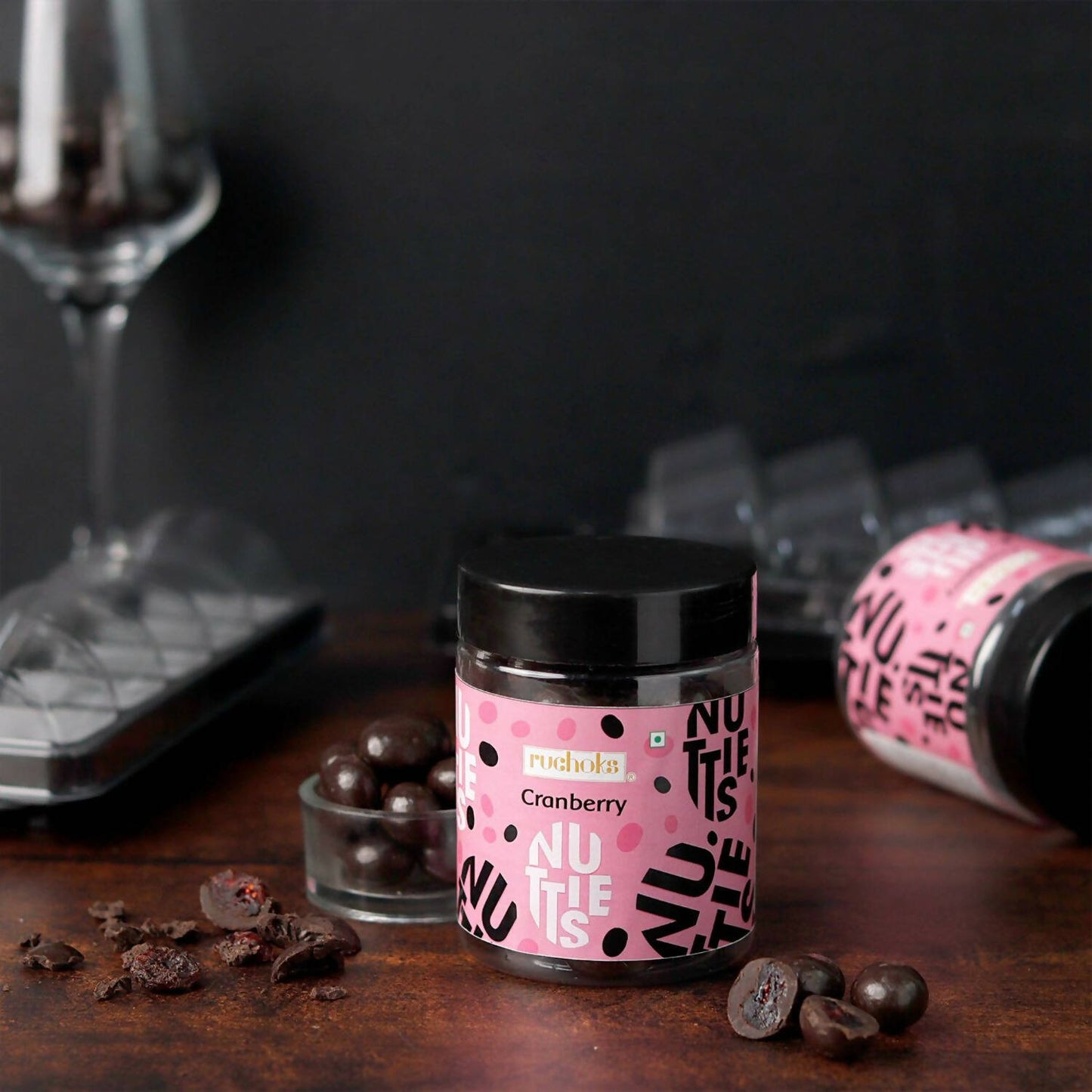 Dibha Ruchoks - Cranberry Dragees Chocolate Coated