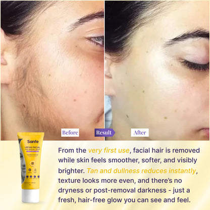 Sanfe Ubtan Facial Hair Removal Cream - 50 gms