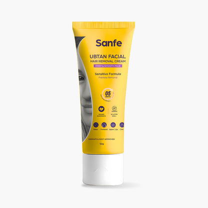 Sanfe Ubtan Facial Hair Removal Cream - 50 gms