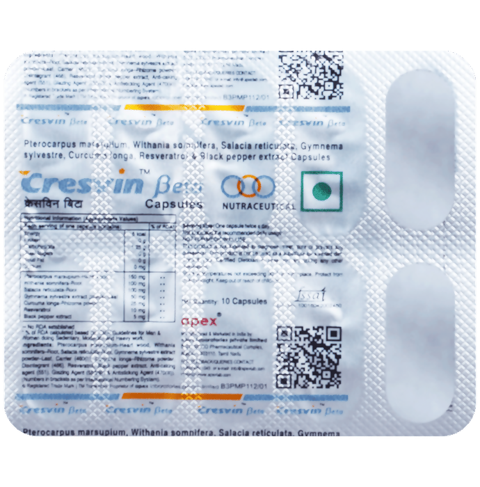 Apex Cresvin Beta Capsules