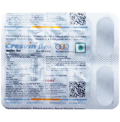 Apex Cresvin Beta Capsules
