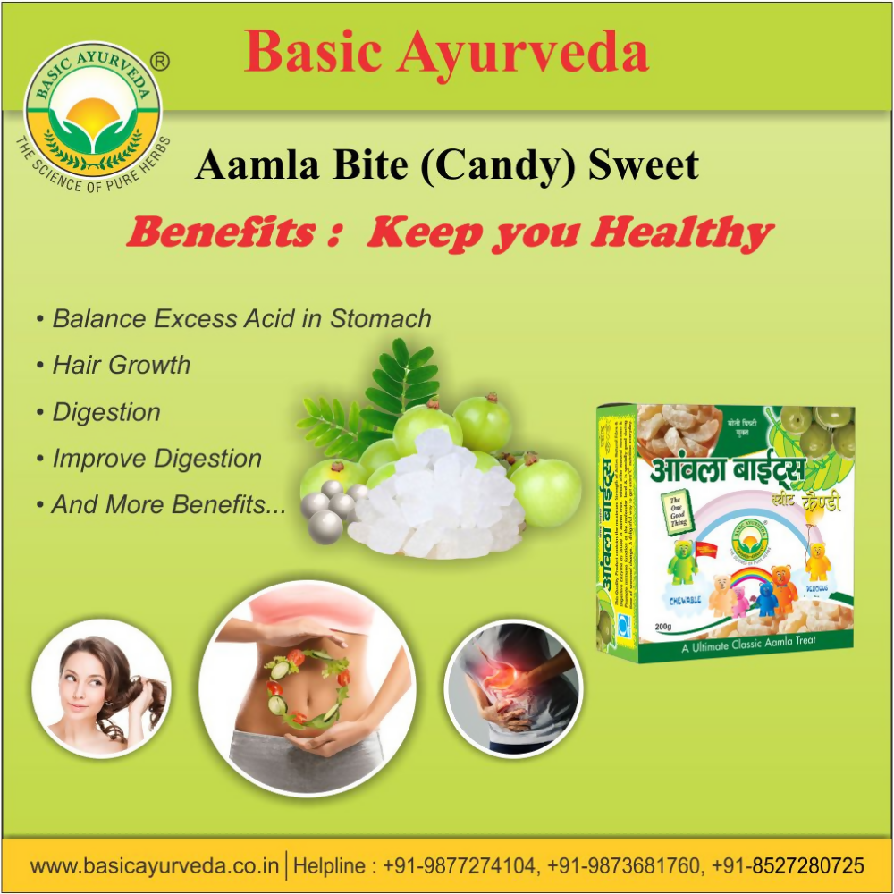 Basic Ayurveda Amla Bite Sweet Candy